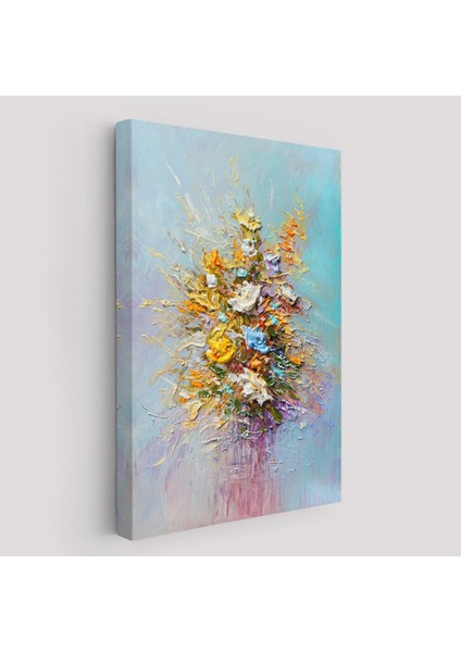 Yağlıboya Çiçek Sanatı TABLOSU-5927