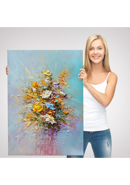 Yağlıboya Çiçek Sanatı TABLOSU-5927 modelleri