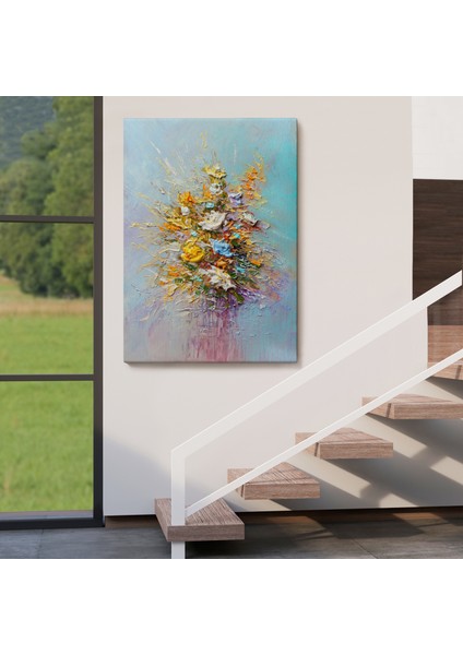 Yağlıboya Çiçek Sanatı TABLOSU-5927 fırsatları