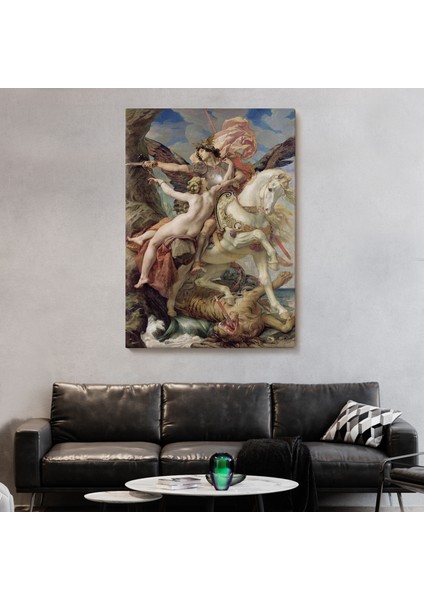 Joseph Paul 'un Ruggiero ve Angelica Tasviri Duvar TABLOSU-6218 fiyatları