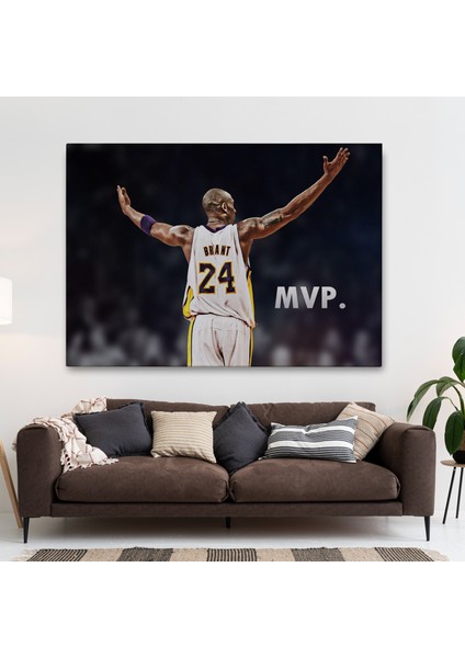 Kobe Bryant Los Angeles Lakers Kanvas Tablo / Black MAMBA-5152 fiyatları