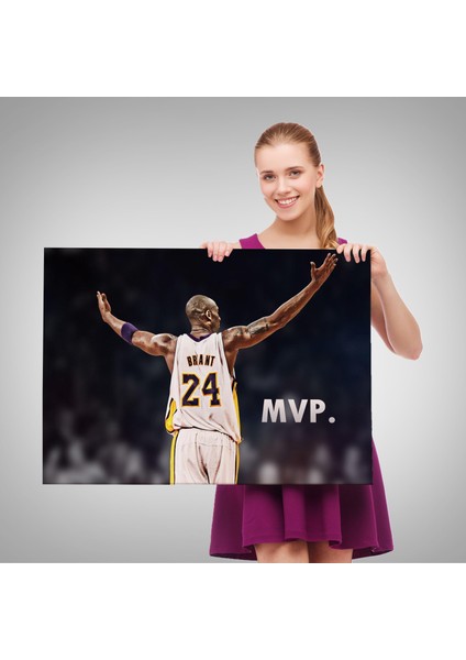 Kobe Bryant Los Angeles Lakers Kanvas Tablo / Black MAMBA-5152 fırsatları