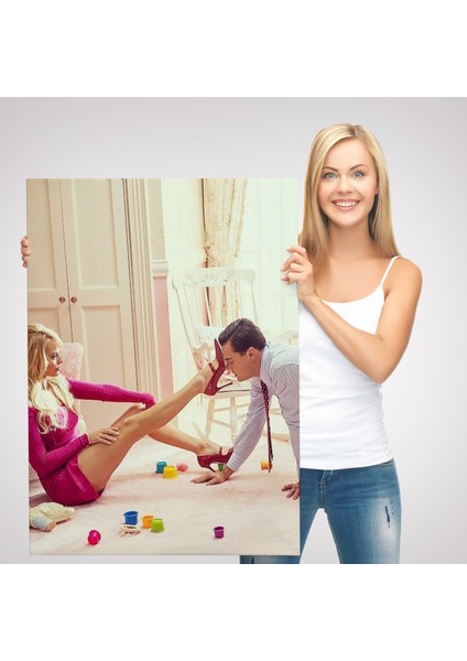 Leonardo Di Caprio ve Margot Robbie The Wolf Of Wall Street Filmi TABLO-6036 modelleri