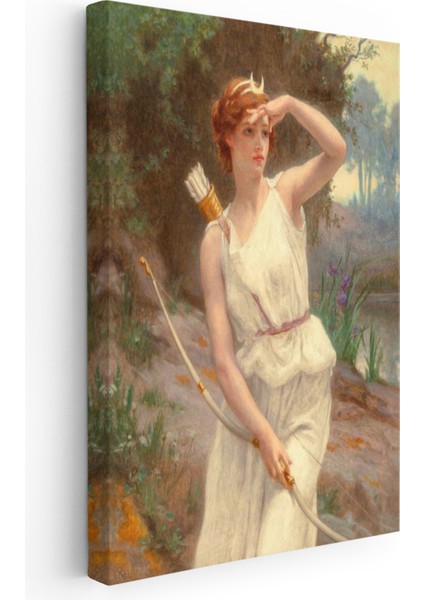 Guillamume Seignac Diana Roma Mitolojisinde Av Tanrıçası Duvar TABLOSU-6056