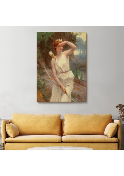 Guillamume Seignac Diana Roma Mitolojisinde Av Tanrıçası Duvar TABLOSU-6056 fiyatları