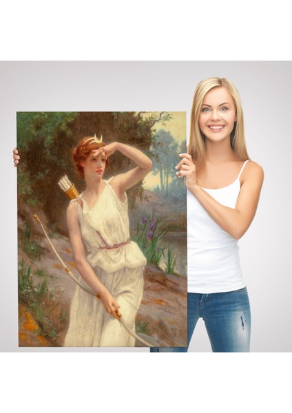 Guillamume Seignac Diana Roma Mitolojisinde Av Tanrıçası Duvar TABLOSU-6056 modelleri