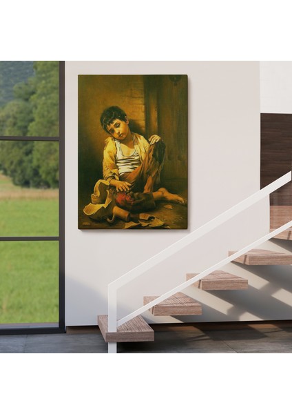 Iranlı Ressam Morteza Kartouzıan Garip Çocuk Eseri Duvar TABLOSU-6088 fırsatları