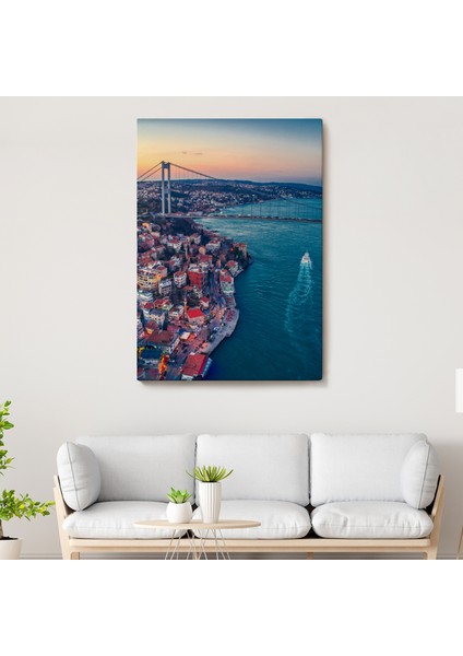 Boğaziçi Kuş Bakışı Dekoratif Kanvas TABLO-5971 fiyatları