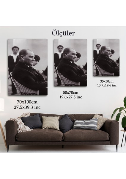 Iskembe'de Oturan Mustafa Kemal Atatürk TABLOSU-6315 indirimleri