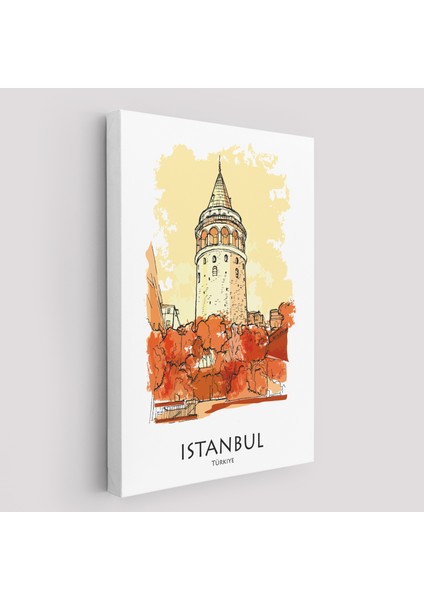 Galata Kulesi Istanbul Dekoratif Kanvas TABLO-5921