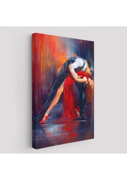 Tango Yapan Çift Dekoratif Duvar TABLOSU-6429