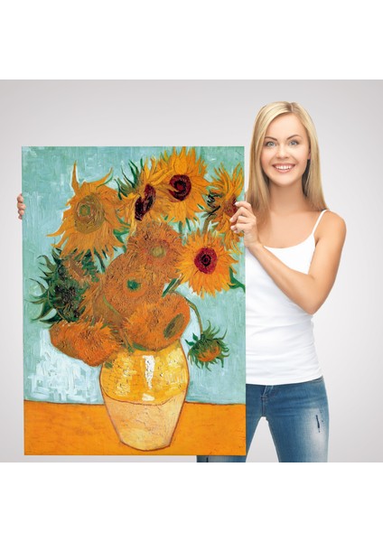 Vincent Van Gogh Ayçiçeği TABLOSU-6437