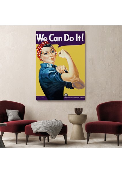 We Can Do It TABLOSU-6430 fiyatları