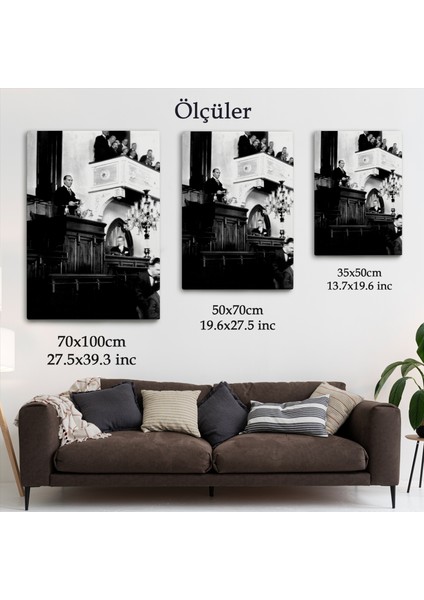 Atatürk 29 Ekim Meclis Konuşması TABLOSU-6467