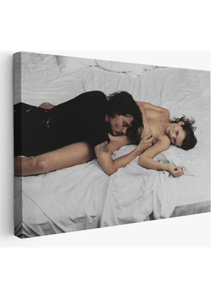 Johnny Depp ve Kate Moss Duvar TABLOSU-6524