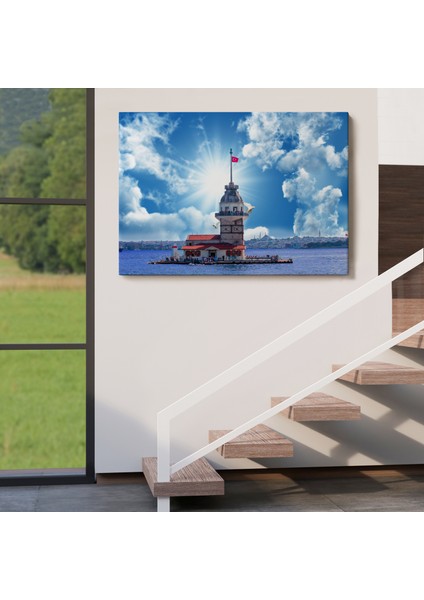 Kız Kulesi Manzarası Duvar TABLOSU-6515 fırsatları