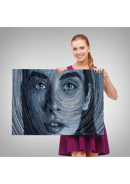 Sürreal Kadın Dekoratif Duvar TABLOSU-6530 fırsatları