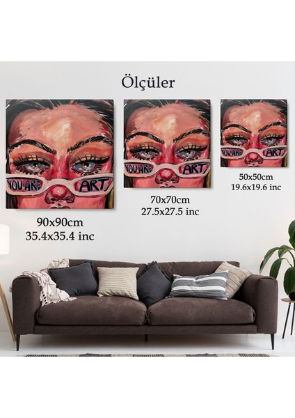 You Are Art Kanvas Tablo, Pop ART-5862 indirimleri