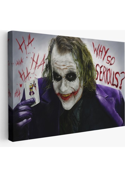 Why So Serious Joker TABLOSU-6618