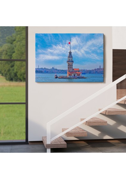 Kız Kulesi Dekoratif Kanvas TABLO-6513 fırsatları