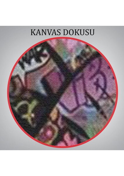Bansky El Hareketi Kanvas Tablo, Graffiti Zafer Işareti Sokak Sanatı TABLO-5309