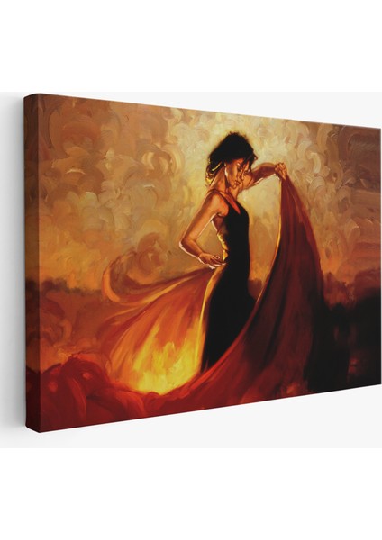 Ispanyol Dansçı Kadın TABLOSU-6595