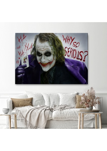 Why So Serious Joker TABLOSU-6618