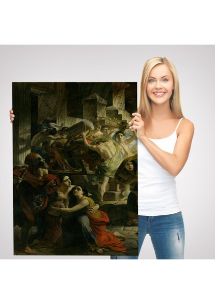 Pompeii'nin Son Günü Karl Pavlovich Bryullov Kanvas TABLO-6362 modelleri
