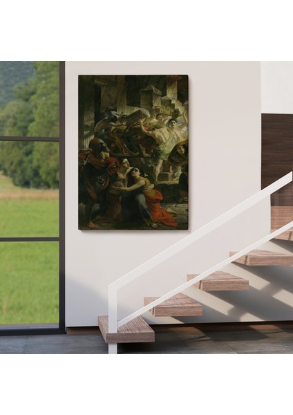 Pompeii'nin Son Günü Karl Pavlovich Bryullov Kanvas TABLO-6362 fırsatları