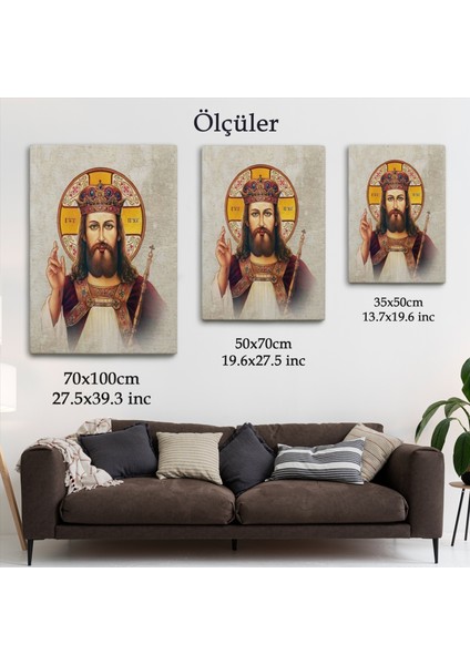 Hz Isa Tablosu, Kilise Hediyesi Long Live Christ The King Jesus Christ -6387 indirimleri