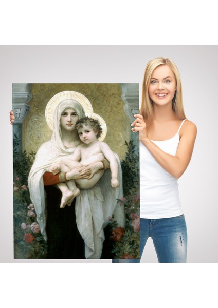 Meryem ve Oğlu Isa Tablo - Jesus Christ -6438 modelleri