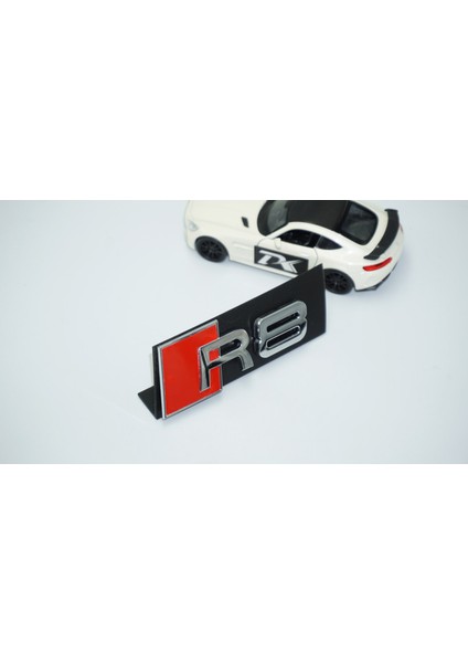 R8 Gümüş Kırmızı 3D Ön Panjur Logo Audi Ile Uyumlu fiyatları