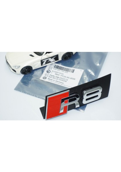 R8 Gümüş Kırmızı 3D Ön Panjur Logo Audi Ile Uyumlu indirimleri