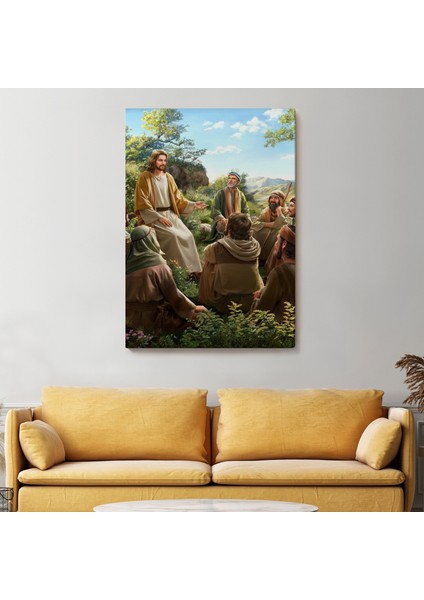 Isa Mesih Havarilerine Ders Veriyor, Hristiyan Hediye Tablosu Jesus Christ -6382 fiyatları