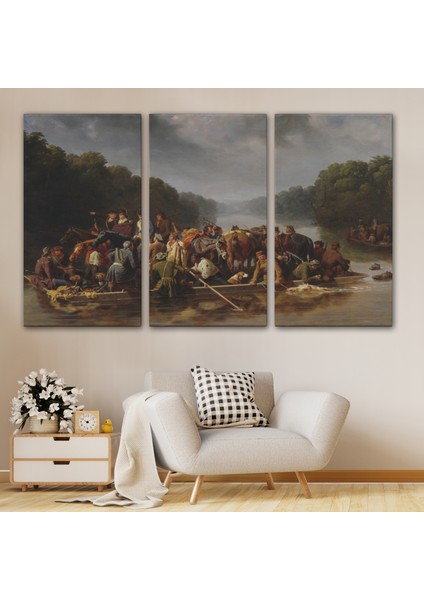 Marion Peedee'yi Geçiyor Tablosu - William Tylee RANNEY-6544 modelleri