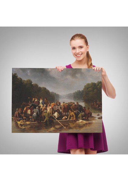 Marion Peedee'yi Geçiyor Tablosu - William Tylee RANNEY-6544 fırsatları