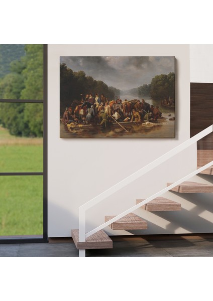 Marion Peedee'yi Geçiyor Tablosu - William Tylee RANNEY-6544 indirimleri