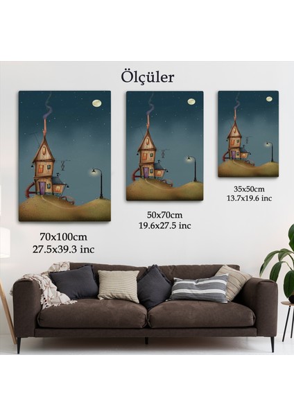 Güzel Ev Dekoratif Duvar Tablosu -6186