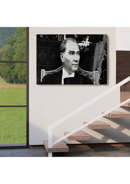 Keskin Bakışlı Atatürk TABLOSU-6635 indirimleri