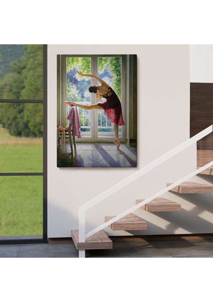 Bale Yapan Dansçı Kadın Duvar TABLOSU-6428 fırsatları