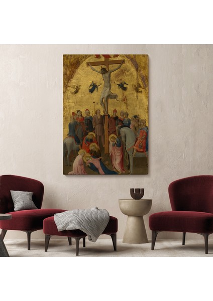 Fra Angelico Çarmıha Geriliş Tablosu, Çaucifixion Jesus Christ -6396 fiyatları
