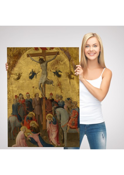 Fra Angelico Çarmıha Geriliş Tablosu, Çaucifixion Jesus Christ -6396 modelleri