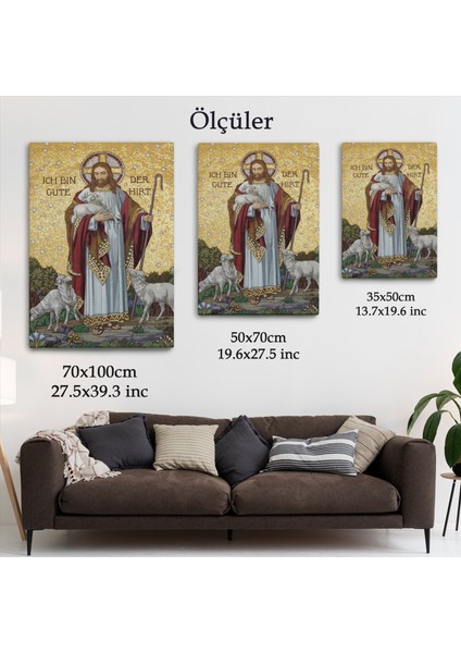 Cennetin ve Sonsuzluğun Yeşil Otlakları Duvar Tablosu, Büyük GREGORY-6113 indirimleri
