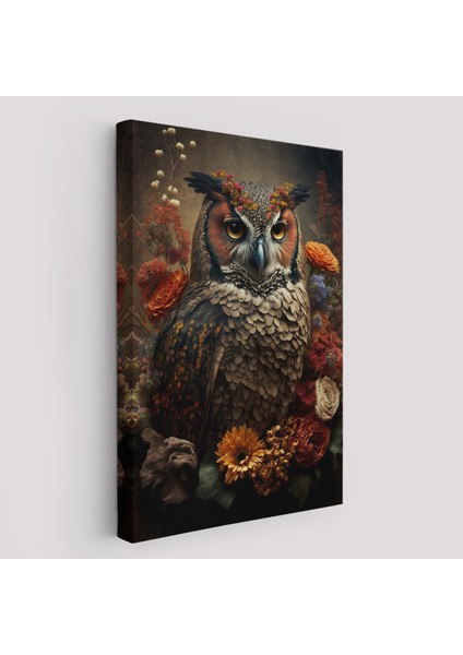 Baykuş Dekoratif Duvar TABLOSU-6485