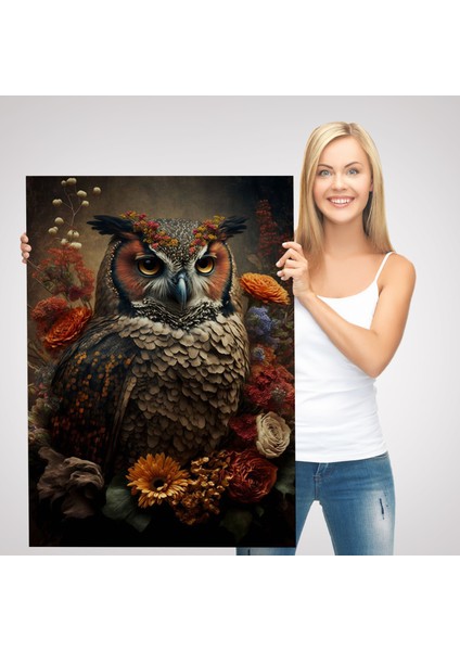 Baykuş Dekoratif Duvar TABLOSU-6485 modelleri