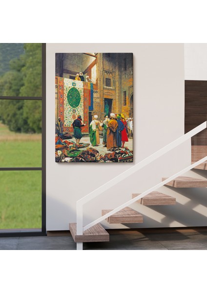 Jean Leon Gerome Halı Tüccarı duvar TABLOSU-6452 fırsatları