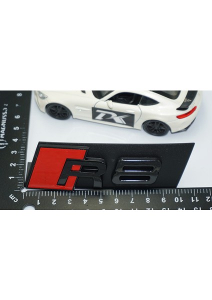 R8 Siyah Kırmızı 3D Ön Panjur Logo Audi Ile Uyumlu fiyatları