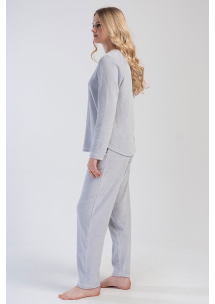 Kadın Kadife Uzun Kol Pijama Takım , 403082 modelleri