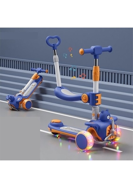 Xiusanping Çocuk Scooter 1-6 Yaş Erkek ve Kız Scooter (Yurt Dışından)