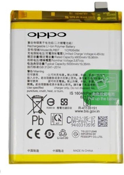 Realme 7 - BLP807 - Batarya Pil